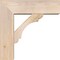 Ekena Millwork Olympic Block Smooth Bracket w/ Offset Brace, Douglas Fir, 7 1/2"W x 24"D x 24"H BKT0806X24X24OLY05SDF - alternate 3